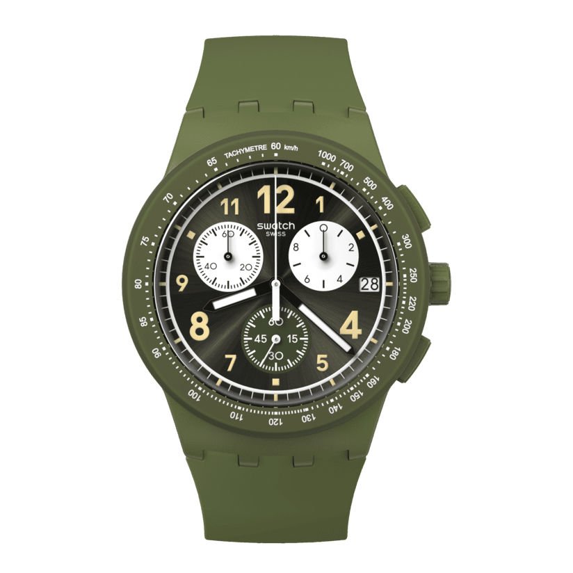 SUSG406 Swatch Nothing Basic About Green Erkek Kol Saati