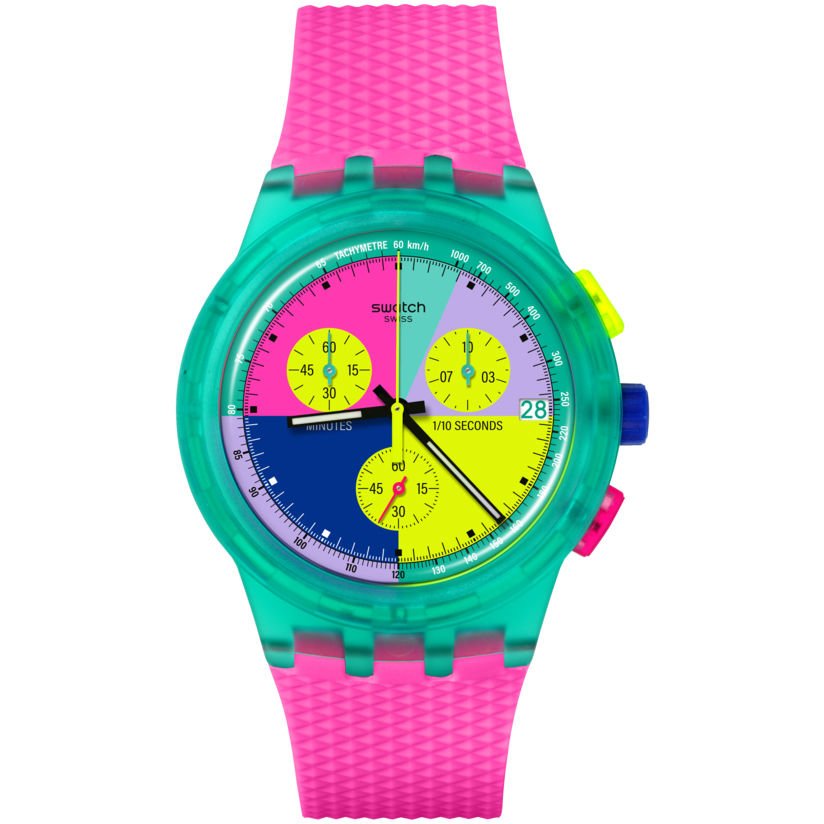 SUSG408 Swatch Neon Flash Arrow Erkek Kol Saati