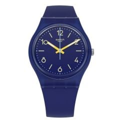 SO28N108 Swatch Gent Indigo Swing Kadın Kol Saati