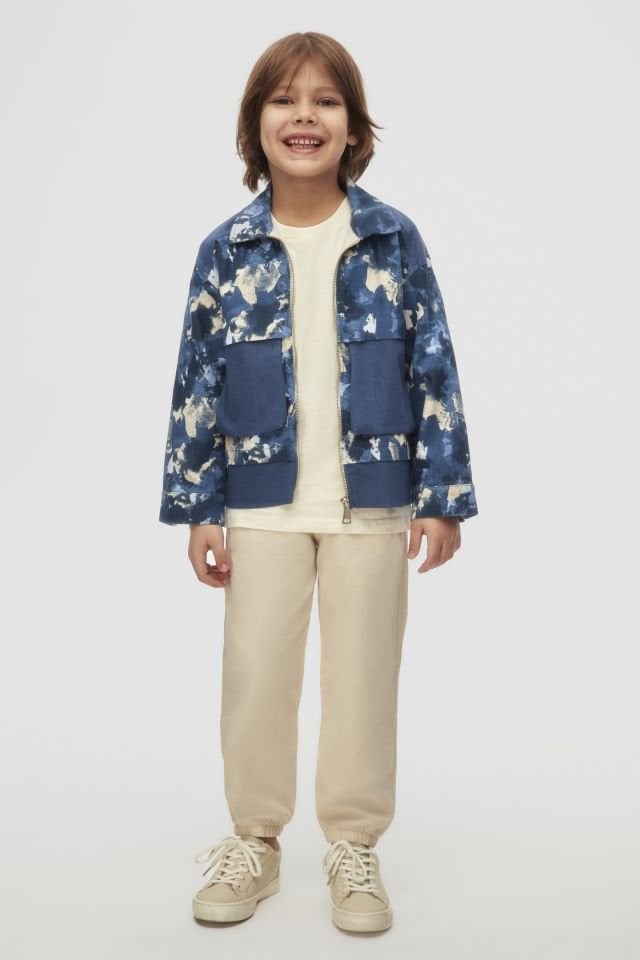 Erkek Bebek – Camouflage Ceket Tişört ve Pantolon Takım