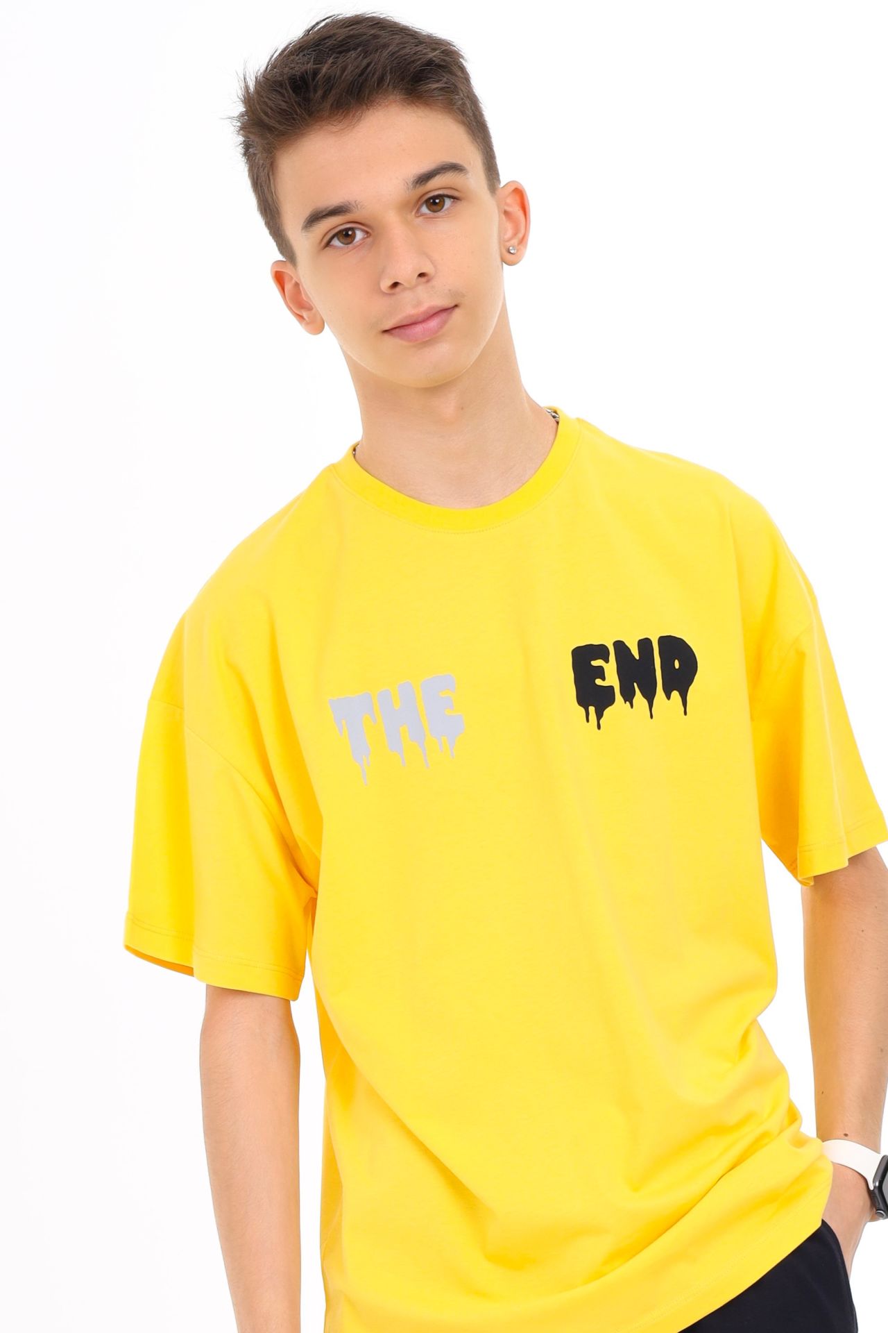 Marions Sarı The End TShirt ( 914 Size )