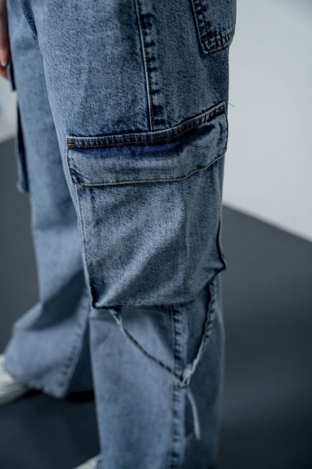 Oversize Tişört Cargo Jean Pantolon Takım