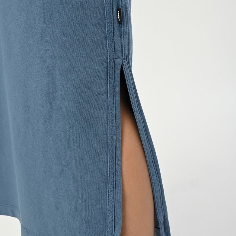 Kız Çocuk Warm Blue Elbise Ceket Takımı