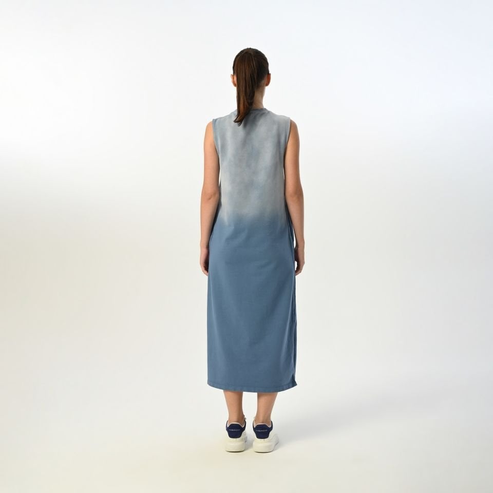 Kız Çocuk Warm Blue Elbise Ceket Takımı