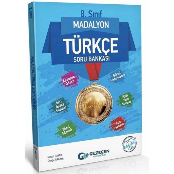GEZEGEN 8. SINIF MADALYON TÜRKÇE SORU BANKASI