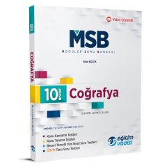EĞİTİM VADİSİ YAYINLARI 10.SINIF COĞRAFYA MODÜLER SORU BANKASI
