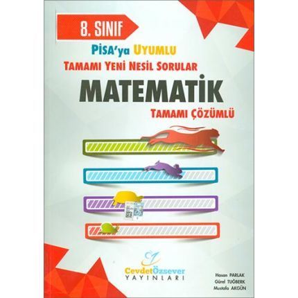 CEVDET ÖZSEVER YAYINLARI 8.SINIF LGS MATEMATİK SORU BANKASI