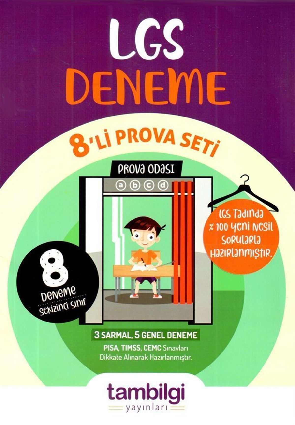 TAMBİLGİ YAYINLARI 8.SINIF LGS DENEME DENEME 8 Lİ PROVA SETİ