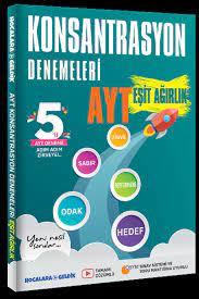 HOCALARA GELDİK YAYINLARI AYT EŞİT AĞIRLIK KONSANTRASYON 5 Lİ DENEMELERİ