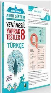 DAMLA-8. SINIF TÜRKÇE YAPRAK TEST