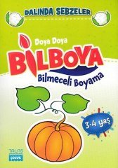 DALINDA SEBZELER - DOYA DOYA BİL BOYA BİLMECELİ BOYAMA (3-4 YAŞ)