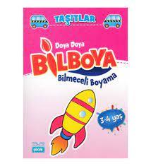 TAŞITLAR- DOYA DOYA BİL BOYA BİLMECELİ BOYAMA (3-4 YAŞ)