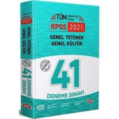 2021 KPSS GENEL YETENEK GENEL KÜLTÜR 41 DENEME SINAVI