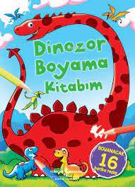 DİNOZOR BOYAMA KİTABIM; BOYANACAK 16 HARİKA RESİM