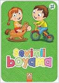 SEVİMLİ BOYAMA (YEŞİL);4+YAŞ