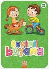 SEVİMLİ BOYAMA (YEŞİL);4+YAŞ