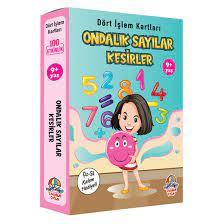 YAĞMUR-9+ ONDALIK SAYILAR KESİRLER KARTLARI
