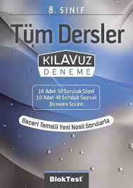 BLOKTEST-8. SINIF TÜM DERSLER KILAVUZ DENEME