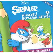 SİHİRLİ YUMURTA HİKAYELİ BOYAMA - ŞİRİNLER