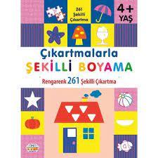 ÇIKARTMALARLA ŞEKİLLİ BOYAMA 4 YAŞ ÜSTÜ