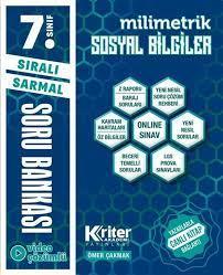 KRİTER-MİLİMETRİK 7. SINIF SOSYAL BİLGİLER SORU BANKASI