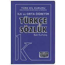 KANAAT YAYINLARI -İLK VE ORTA ÖĞRETİM TÜRKÇE SÖZLÜK