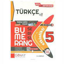 GÜNAY-5. SINIF BUMERANG TÜRKÇE ETKİNLİKLİ DEFTER