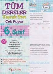 6.SINIF TÜM DERSLER YAPRAK TEST ÇEK KOPAR