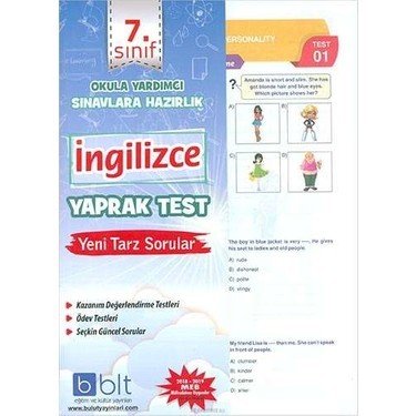 7.SINIF İNGİLİZCE YAPRAK TEST