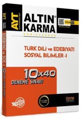 ALTIN KARMA YAYINLARI AYT TÜRK DİLİ VE EDEBİYATI 10X40 DENEME SINAVI
