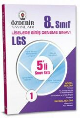 ÖZDEBİR YAYINLARI 8.SINIF LGS 5 Lİ DENEME SINAVI 1.SET