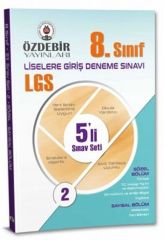 ÖZDEBİR YAYINLARI 8.SINIF LGS 5 Lİ DENEME SINAVI 2.SET