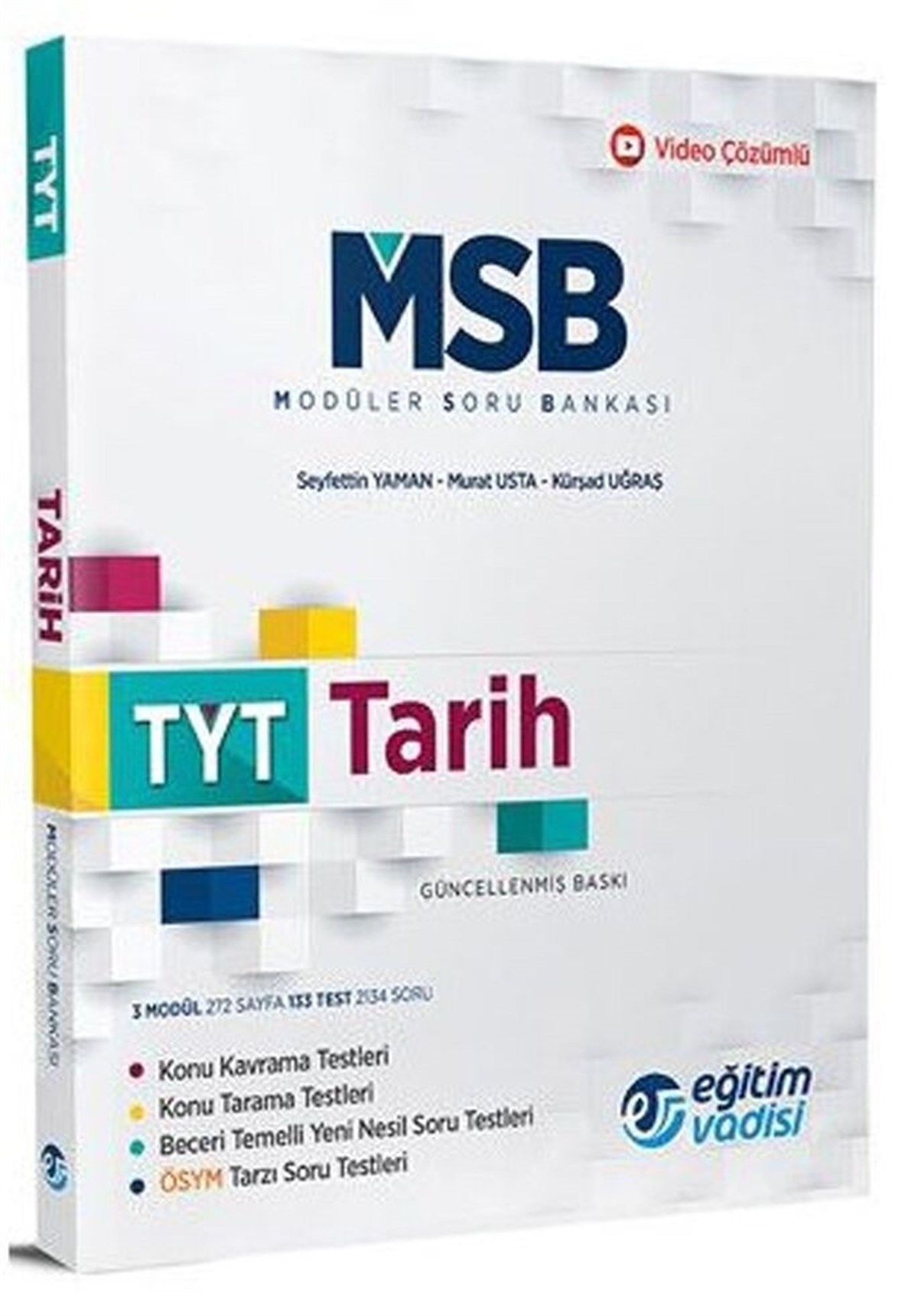 EĞİTİM VADİSİ YAYINLARI TYT TARİH MODÜLER SORU BANKASI