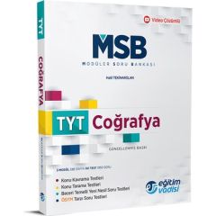 EĞİTİM VADİSİ YAYINLARI TYT COĞRAFYA MODÜLER SORU BANKASI