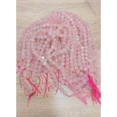 10 mm Açık Pembe Beyaz Pembe Kuvars