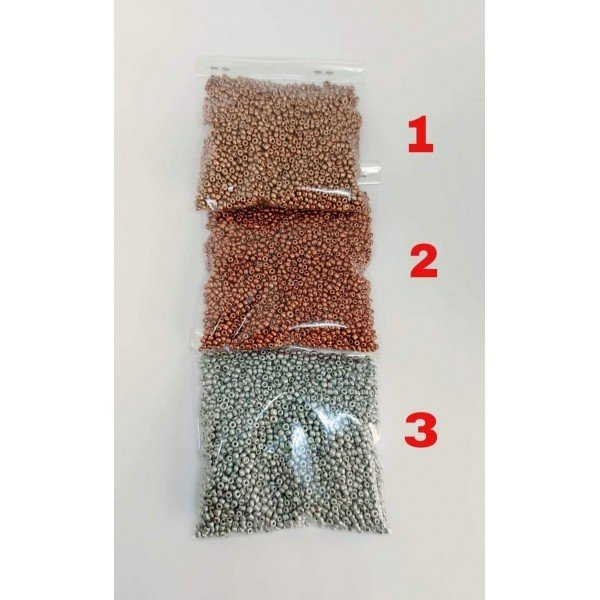 10-11 numara , Düzensiz Dökme Kum Boncuk 50 gram