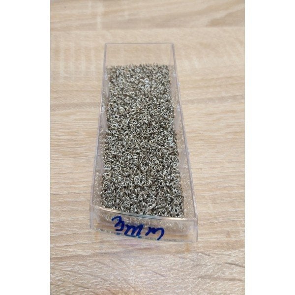 GÜMÜŞ Miyuki Halkası , 3 mm , 1 gram
