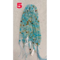 6 mm Fasetli Renkli Akikler