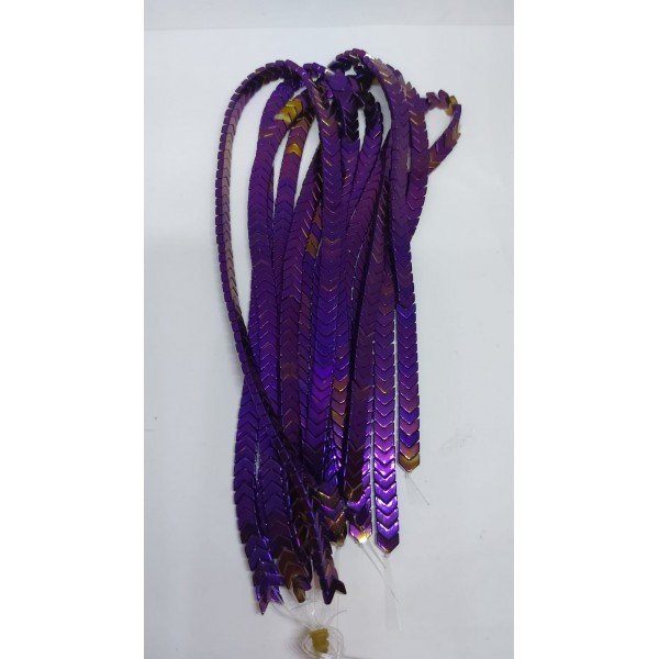 Mor Janjanlı Çavuş Hematit 8*3 mm