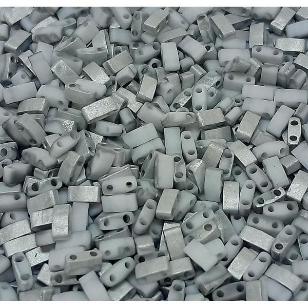 No : 34 Beyazlı Gümüş Yarım (Half) Tila (HTL-4558) 3 gram
