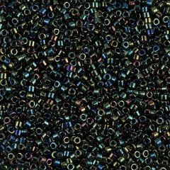 No: 10 Miyuki Delica 11/00 DB0003 | Metalik Koyu Yeşil Janjanlı 3 gram