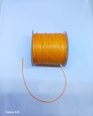 Balkabağı Turuncu Kore  Derisi, 1 mm , 100 Yard (91 Metre)