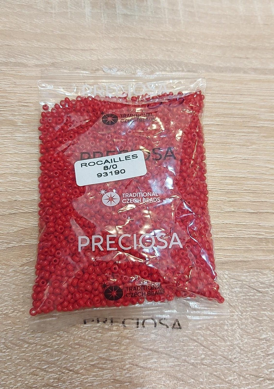 8 mm Dökme Kum Boncuklar, Koyu Kırmızı , 25 gram
