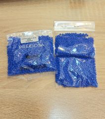 8 mm Dökme Kum Boncuklar, İspirto Mavisi , 25 Gram