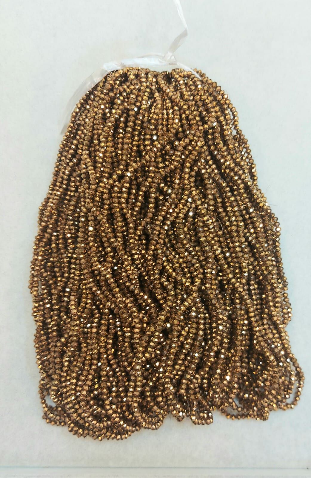 Metalik Bronz Kristaller , 4 mm