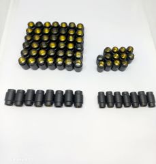 Siyah Kovan Mıknatıslı Kapamalar 8 mm,7 mm