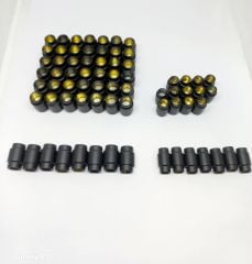 Siyah Kovan Mıknatıslı Kapamalar 8 mm,7 mm