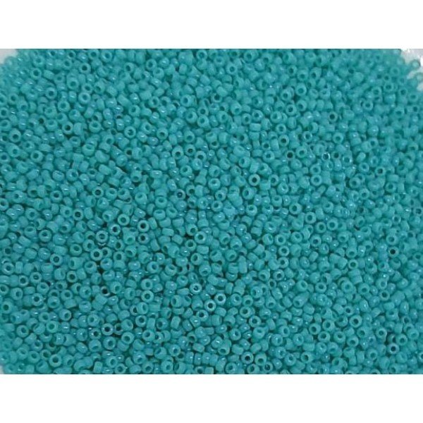 No: 21 Opak Turkuaz Miyuki Yuvarlak (Round) 15/00 RG 412 -15 | 3 gram