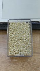 Cam İnciler , 3 mm , İnci Beyazı, 5 gram