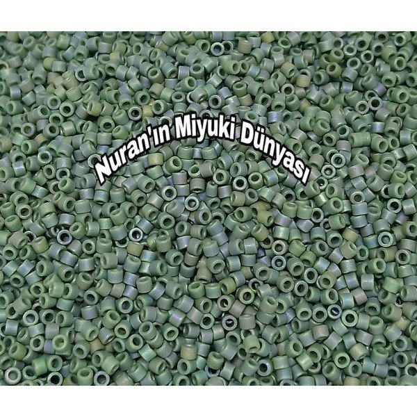 No: 277 Miyuki Delica 11/00 DB1597 | Mat Kamuflaj Turkuaz 3 gram